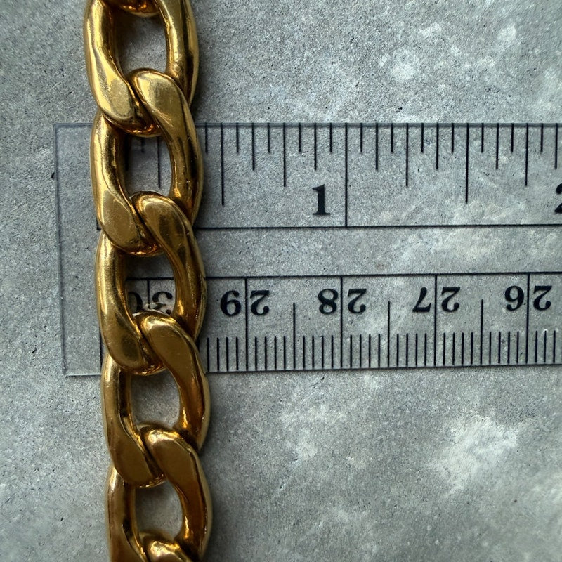 Chanel Vintage Gold-Plated CC Medallion Chain Belt