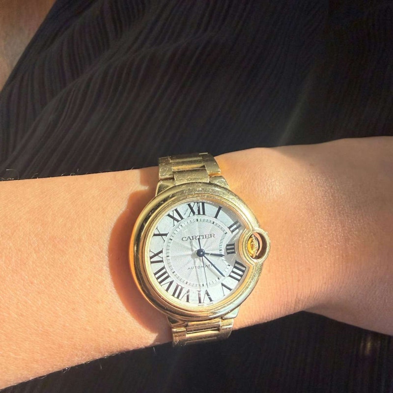 Cartier Ballon Bleu 33mm 18K Yellow Gold Automatic Watch