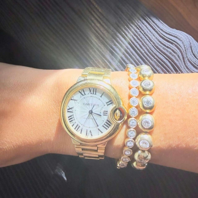 Cartier Ballon Bleu 33mm 18K Yellow Gold Automatic Watch