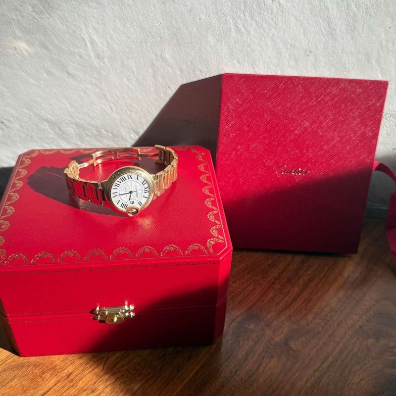 Cartier Ballon Bleu 33mm 18K Yellow Gold Automatic Watch