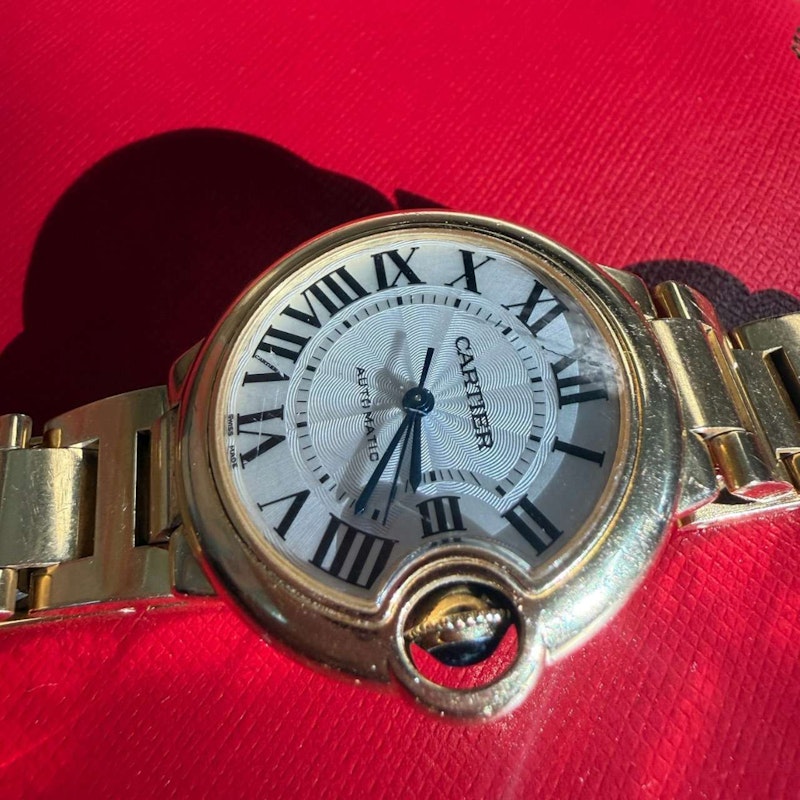 Cartier Ballon Bleu 33mm 18K Yellow Gold Automatic Watch