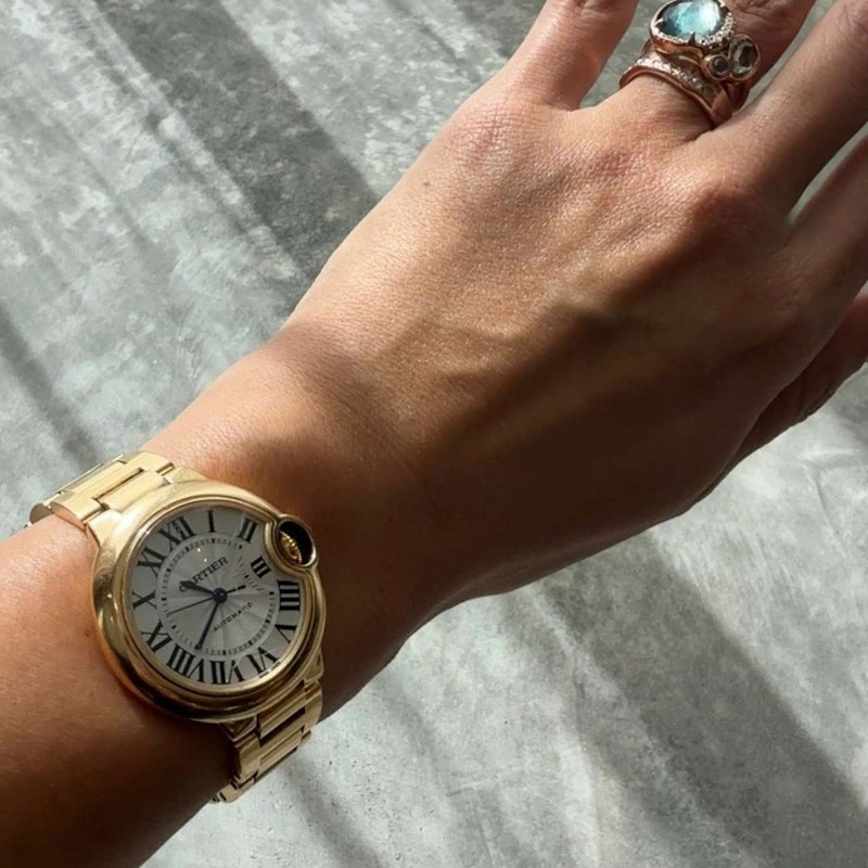 Cartier Ballon Bleu 33mm 18K Yellow Gold Automatic Watch