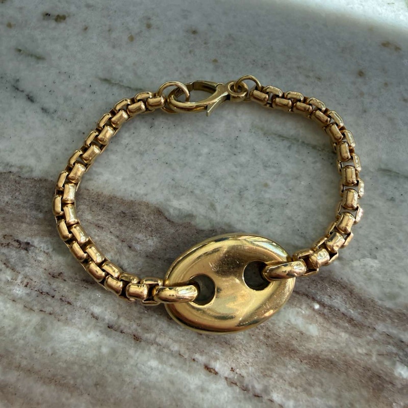 Jenna Blake 18k Yellow Gold Mariner Link Bracelet