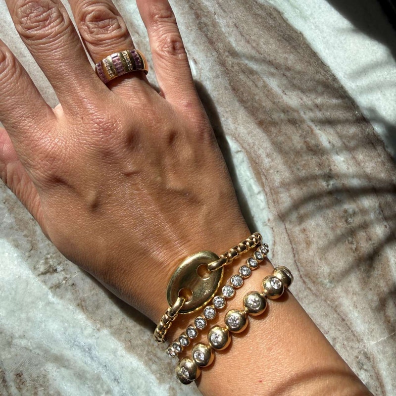 Jenna Blake 18k Yellow Gold Mariner Link Bracelet