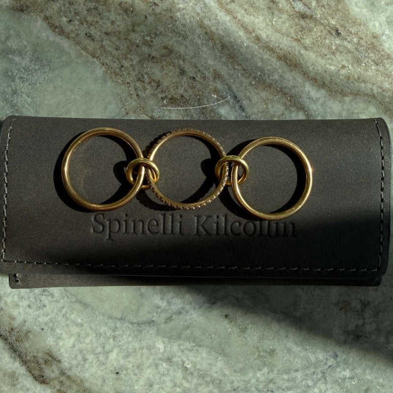 Spinelli Kilcollin Sonny 3-Band Diamond 18k Yellow & Rose Gold