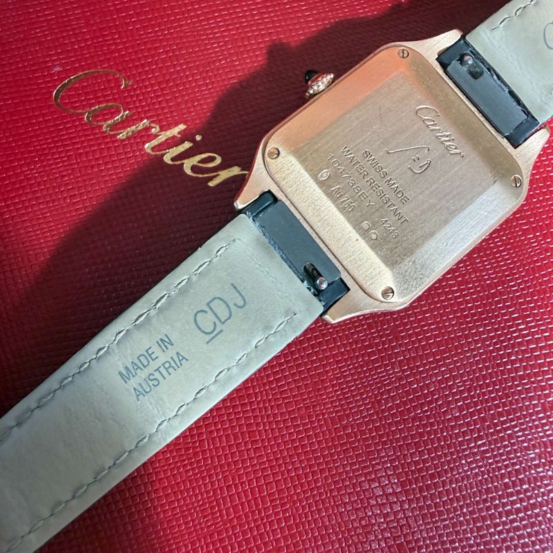 Cartier Santos-Dumont Small Model Watch in 18k Rose Gold