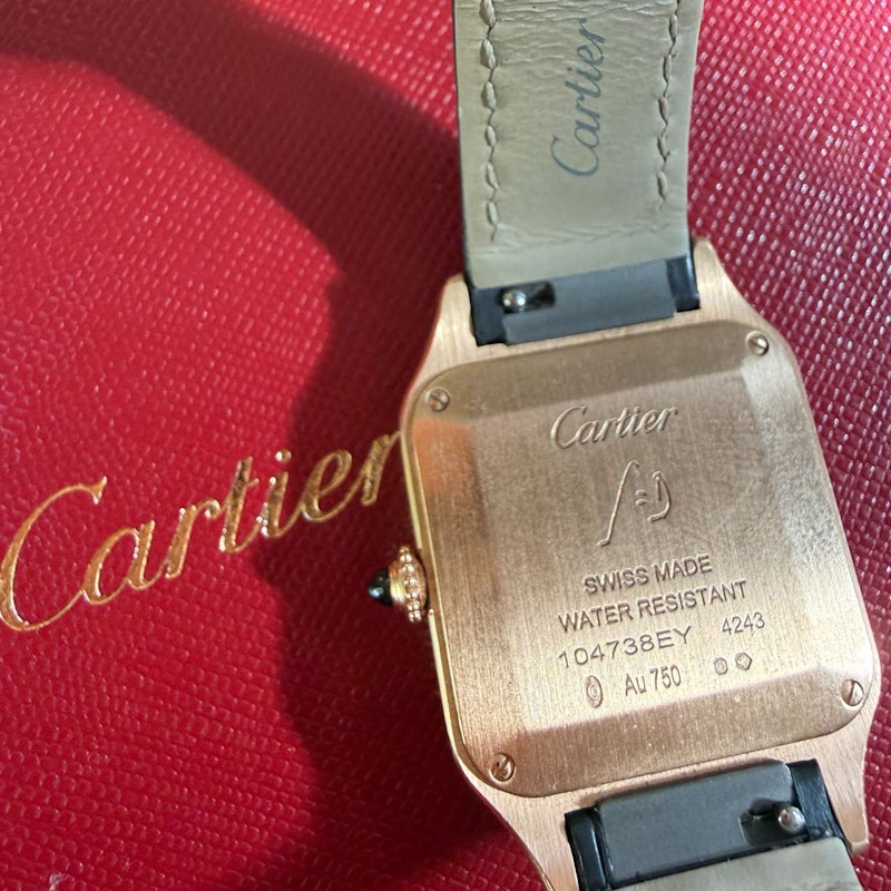 Cartier Santos-Dumont Small Model Watch in 18k Rose Gold