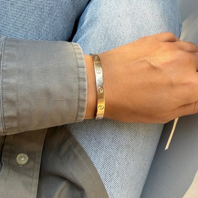 Cartier 18k Yellow Gold LOVE Bracelet, Classic Model, size 17