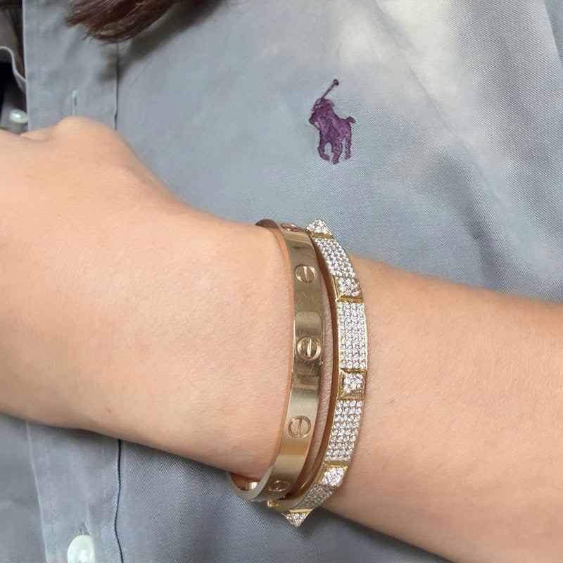 Cartier 18k Yellow Gold LOVE Bracelet, Classic Model, size 17