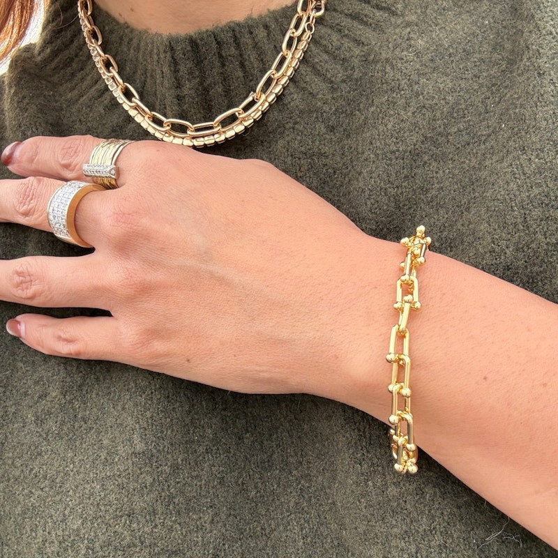 Tiffany & Co. HardWear 18k Yellow Gold Small Link Bracelet