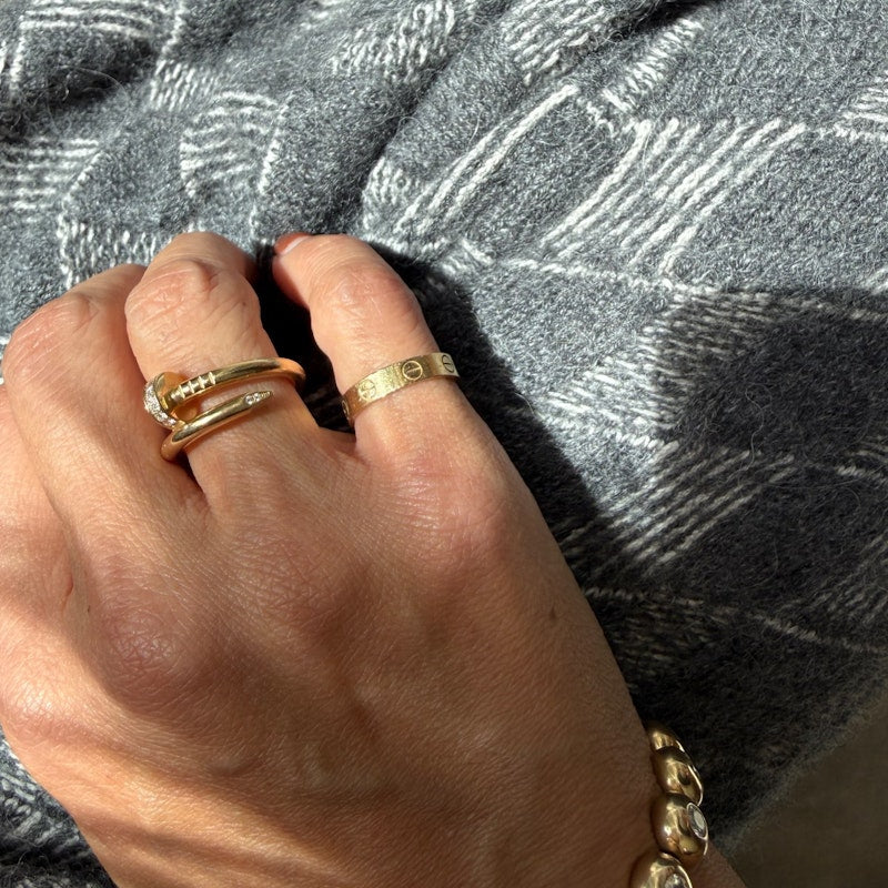 Cartier LOVE Ring Small Model 18k Yellow Gold, sz 48