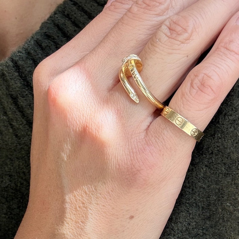 Cartier LOVE Ring Small Model 18k Yellow Gold, sz 48