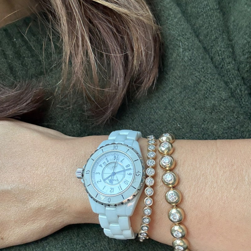 Chanel J12 33mm White Ceramic Watch