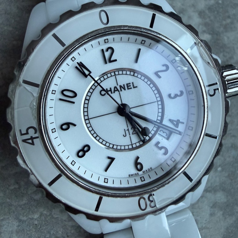 Chanel J12 33mm White Ceramic Watch