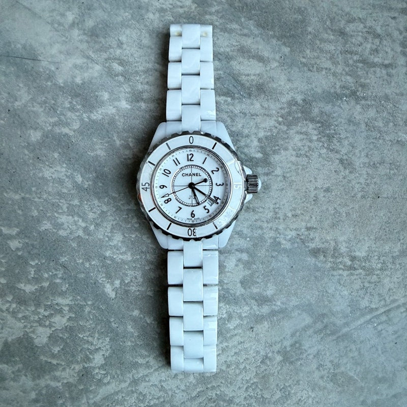 Chanel J12 33mm White Ceramic Watch
