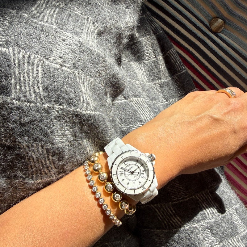 Chanel J12 33mm White Ceramic Watch