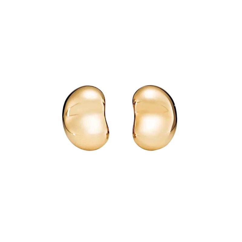 Tiffany & Co. Elsa Peretti Bean Yellow Gold Earrings