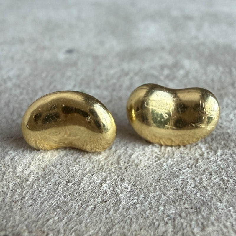 Tiffany & Co. Elsa Peretti Bean Yellow Gold Earrings