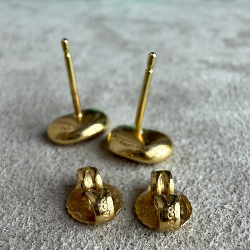Tiffany & Co. Elsa Peretti Bean Yellow Gold Earrings