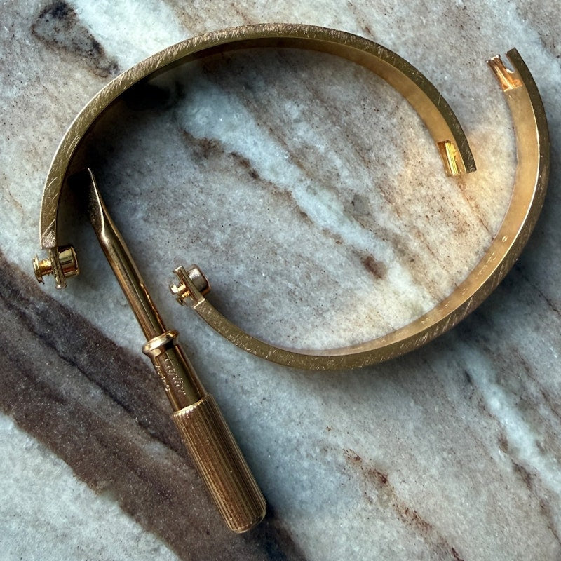 Cartier 18k Yellow Gold LOVE Bracelet, Classic Model, size 17