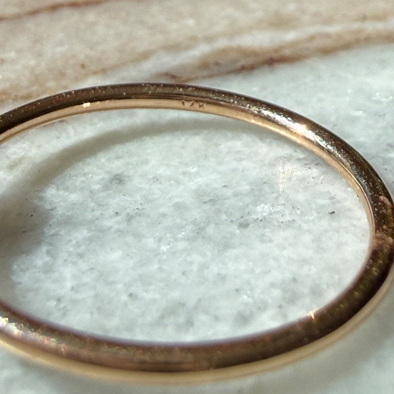 14k Rose Gold Heart-Cut Diamond Solitaire Ring