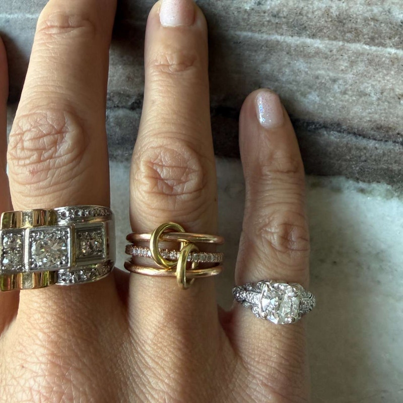 Antique Old Mine Cut Diamond Ring ~1.25–1.40ct 14k White Gold with Old-Cut Diamond Shoulders