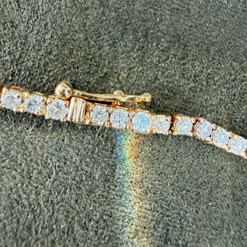 Jacquie Aiche 14k Yellow Gold 7.70ct Diamond Twiggy Lariat Necklace