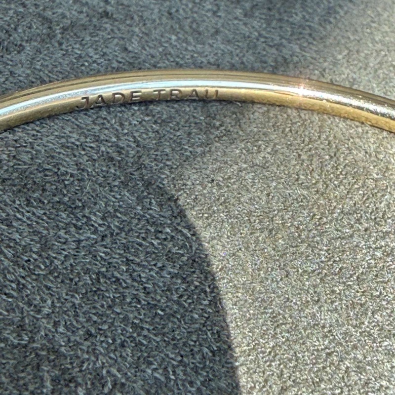 Jade Trau 18k Yellow Gold 0.79ct Pavé Diamond Bangle