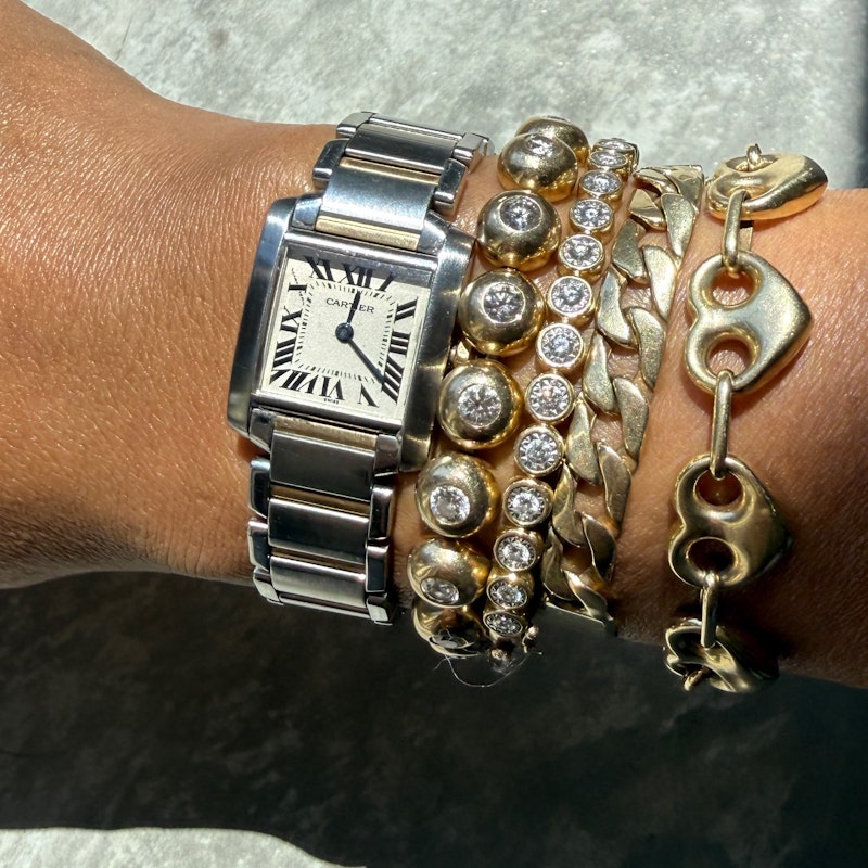 Cartier Tank Française Two-Tone Steel & 18k Gold Watch