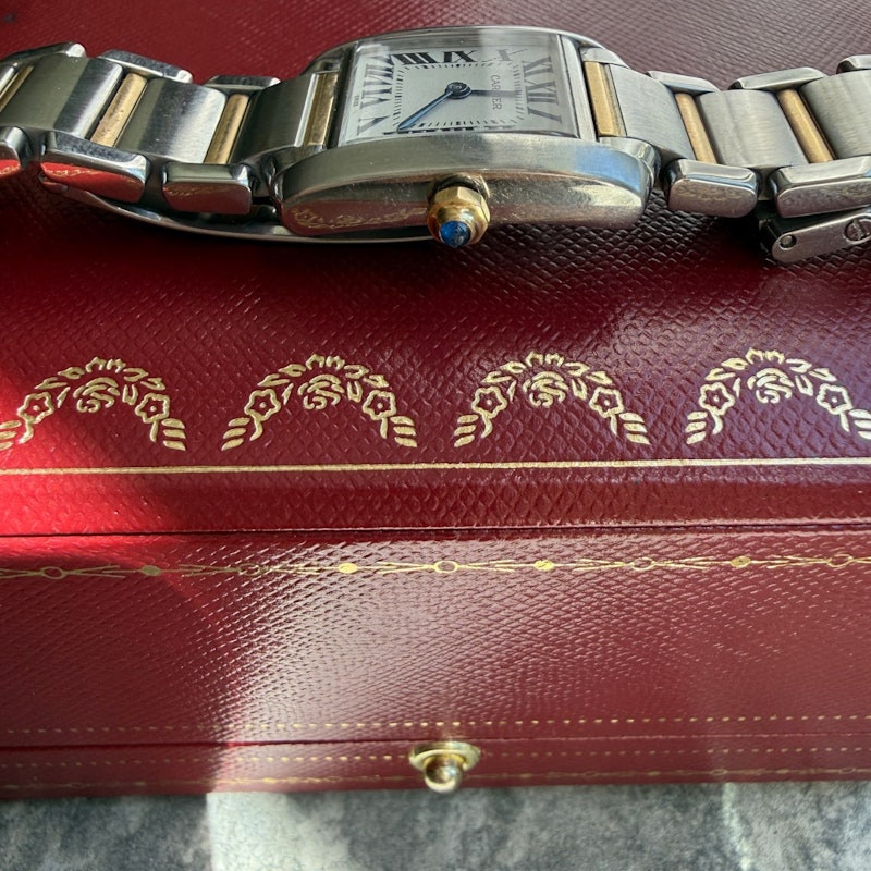 Cartier Tank Française Two-Tone Steel & 18k Gold Watch