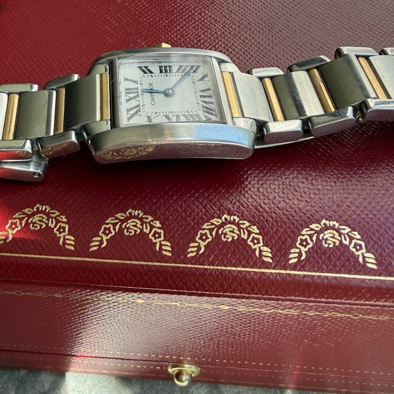 Cartier Tank Française Two-Tone Steel & 18k Gold Watch