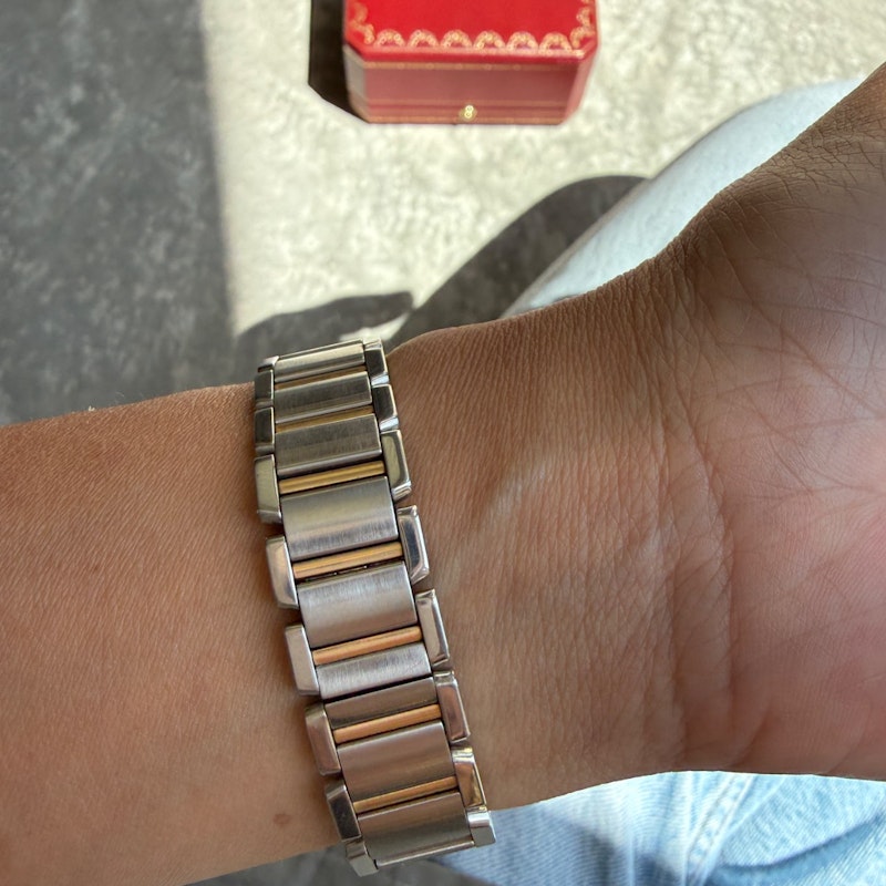 Cartier Tank Française Two-Tone Steel & 18k Gold Watch