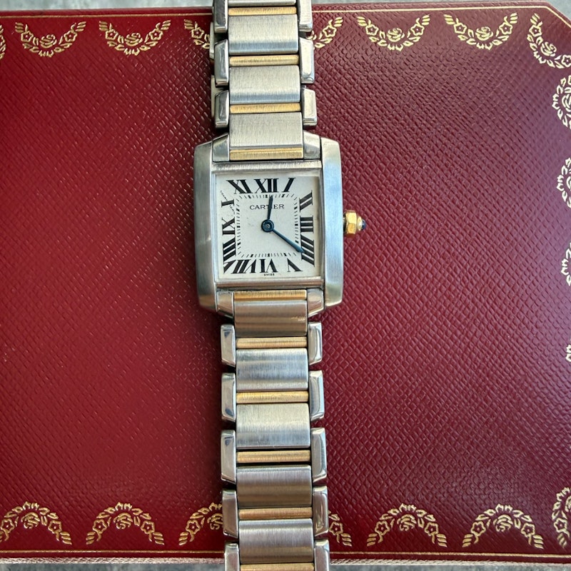 Cartier Tank Française Two-Tone Steel & 18k Gold Watch