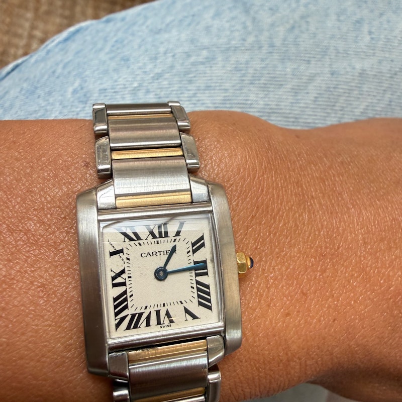 Cartier Tank Française Two-Tone Steel & 18k Gold Watch