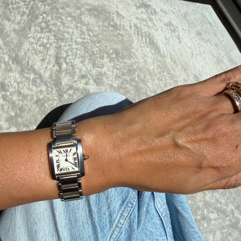 Cartier Tank Française Two-Tone Steel & 18k Gold Watch