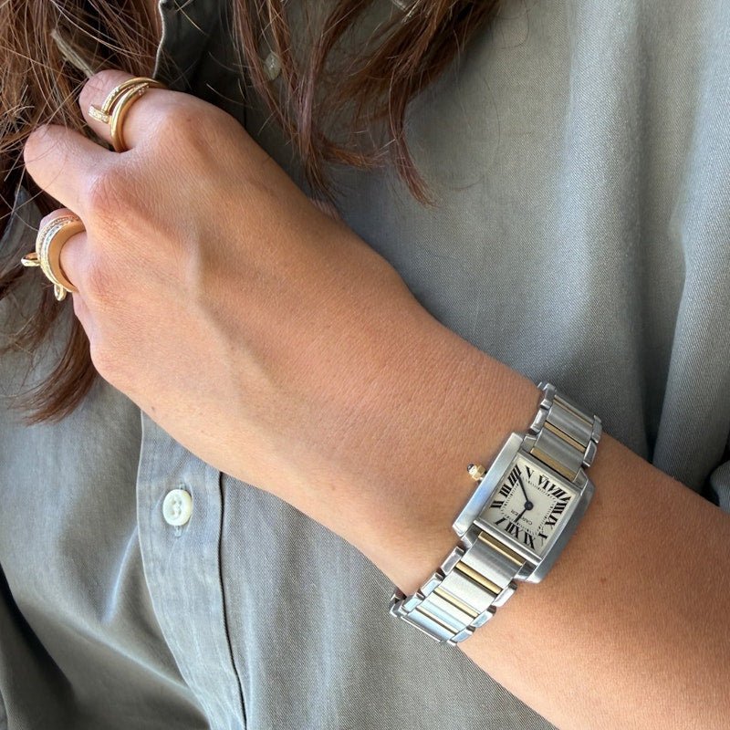 Cartier Tank Française Two-Tone Steel & 18k Gold Watch