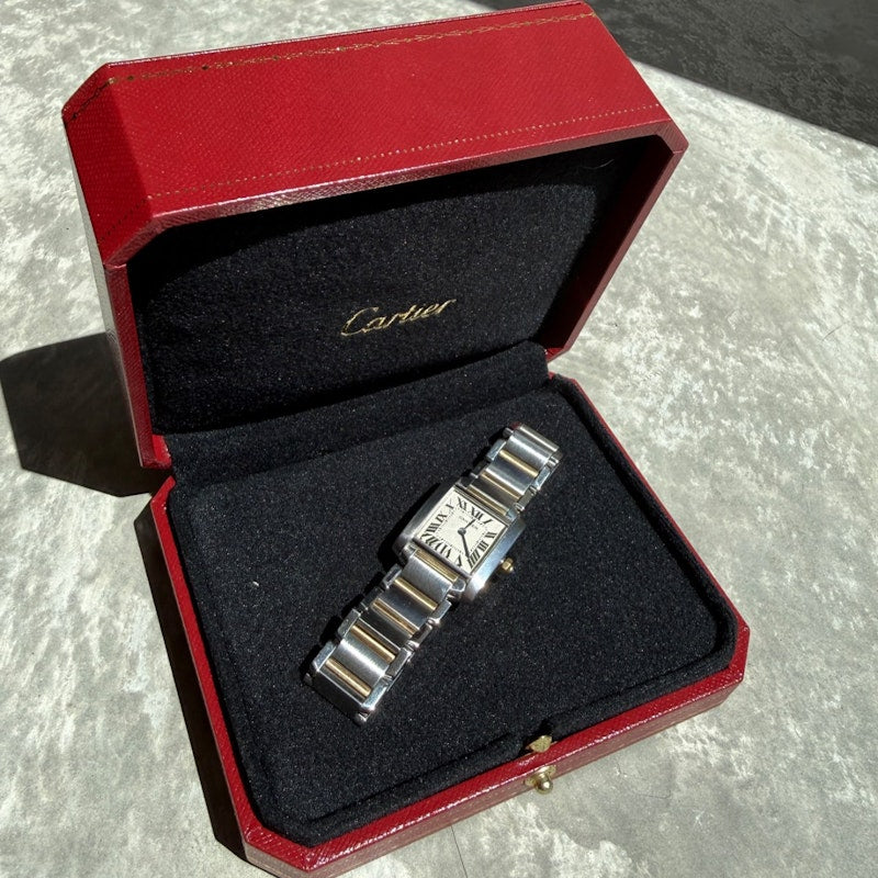 Cartier Tank Française Two-Tone Steel & 18k Gold Watch