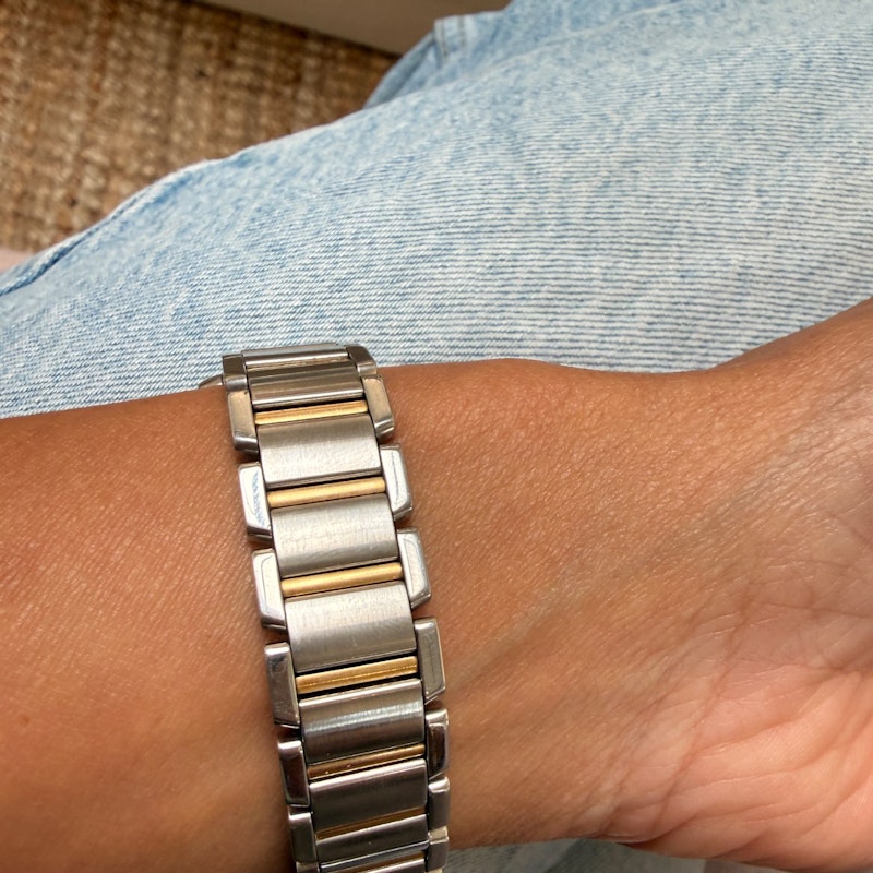 Cartier Tank Française Two-Tone Steel & 18k Gold Watch