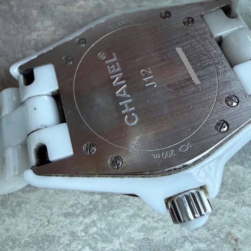 Chanel J12 33mm White Ceramic Watch