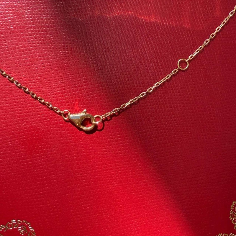 Cartier 18k Tricolor Gold Trinity Pendant Necklace