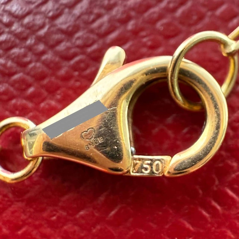 Cartier 18k Tricolor Gold Trinity Pendant Necklace