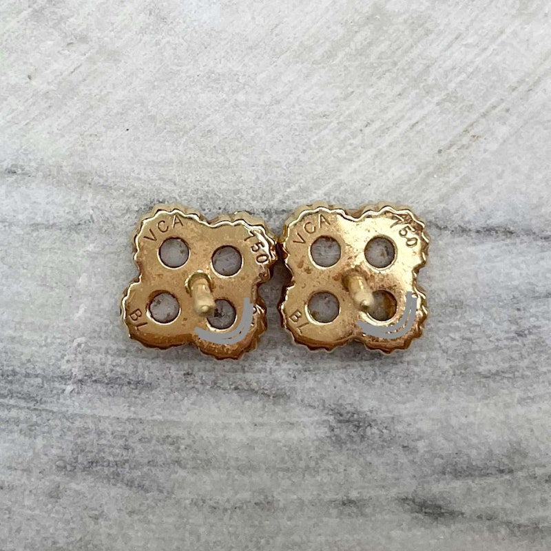 Van Cleef & Arpels Mother of Pearl Sweet Alhambra Earstuds