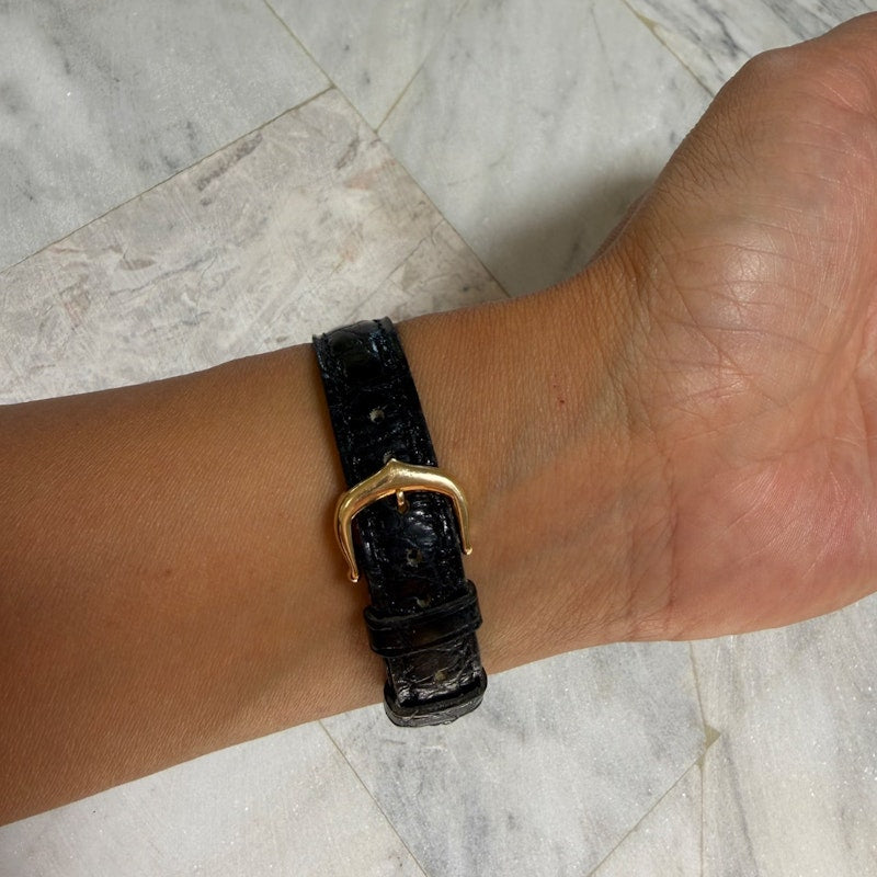 Vintage Cartier Mini Panthère Circa 1990s 18k Yellow Gold Quartz Watch 21.5mm
