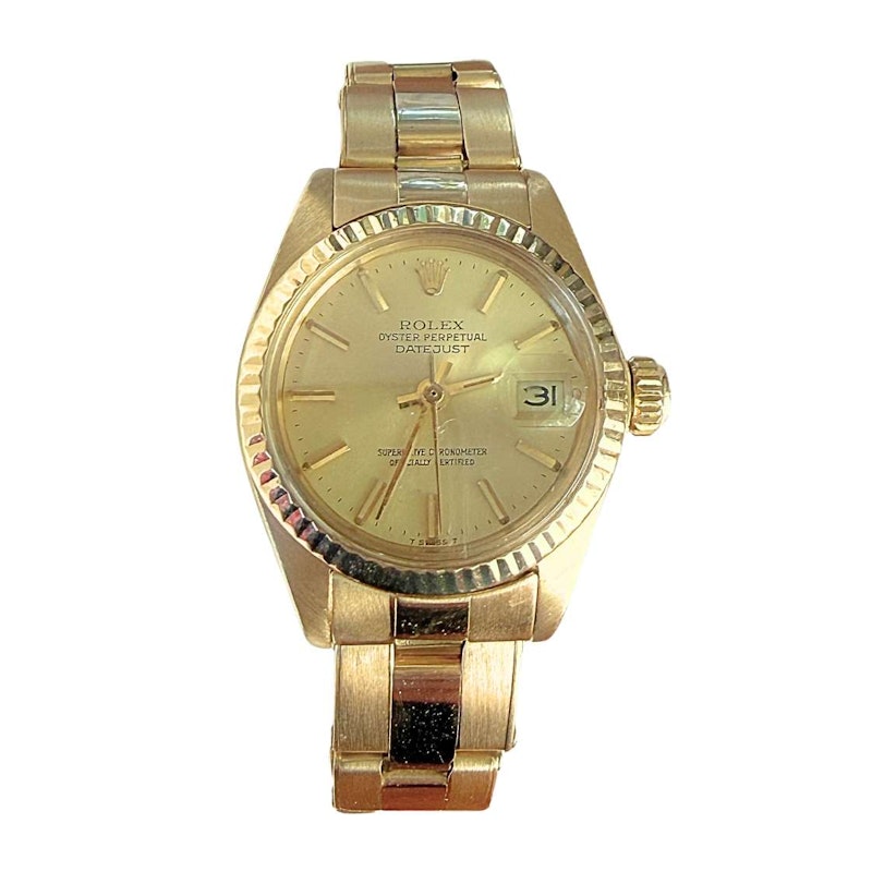 Vintage Rolex Lady-Datejust Ref. 6917 Circa 1960s 18k Yellow Gold Automatic 26mm Watch