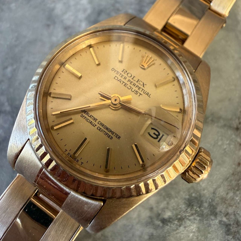 Vintage Rolex Lady-Datejust Ref. 6917 Circa 1960s 18k Yellow Gold Automatic 26mm Watch