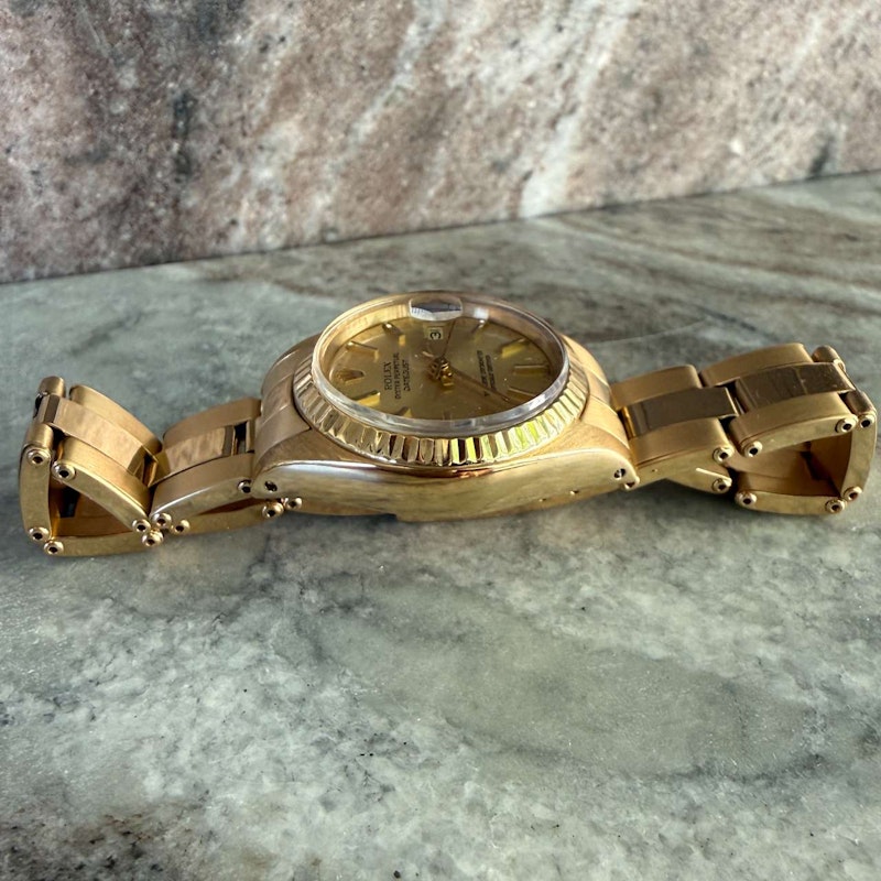 Vintage Rolex Lady-Datejust Ref. 6917 Circa 1960s 18k Yellow Gold Automatic 26mm Watch