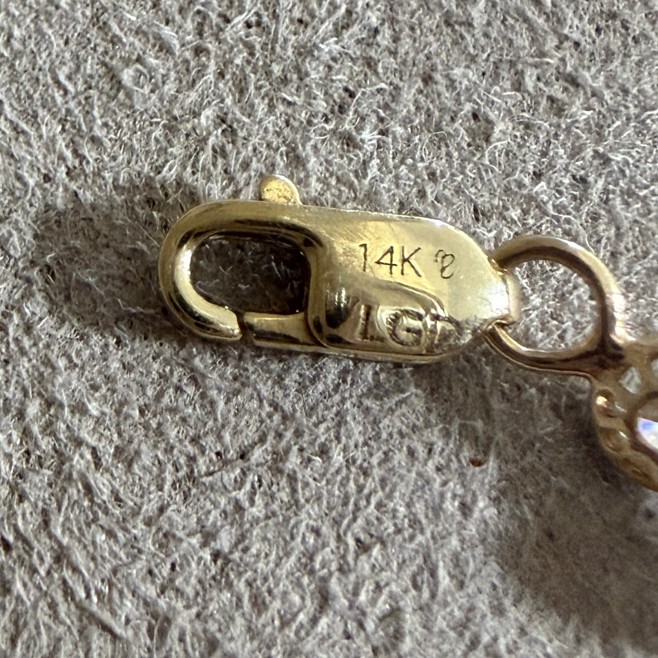 14k Graduated Round Diamond Georgian-Style Necklace