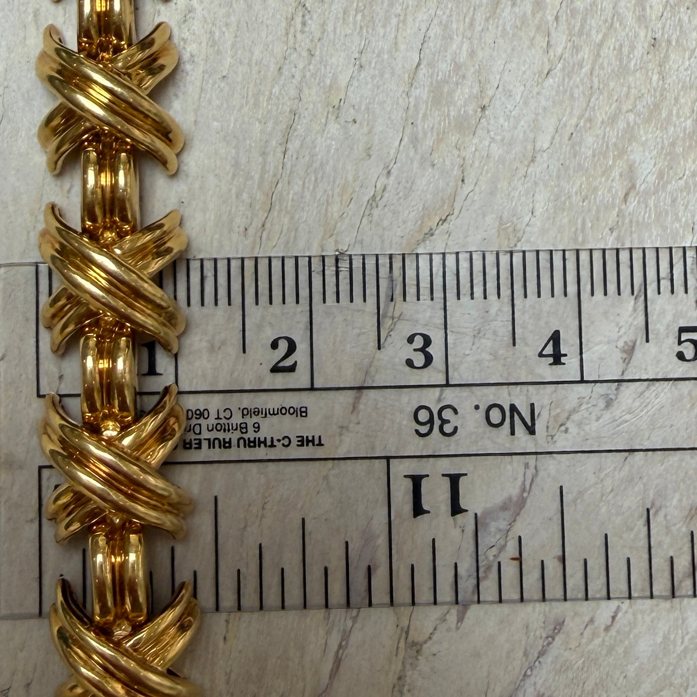 Tiffany & Co. Signature X Necklace in 18k Yellow Gold
