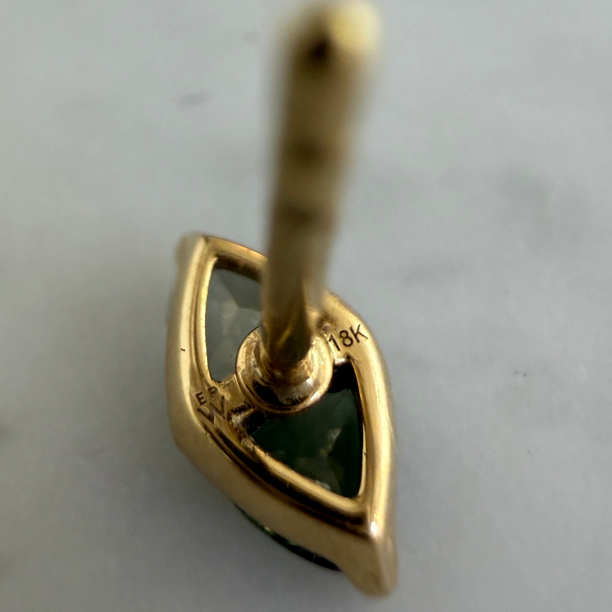 Emily P. Wheeler Tilly Studs in Green Sapphire