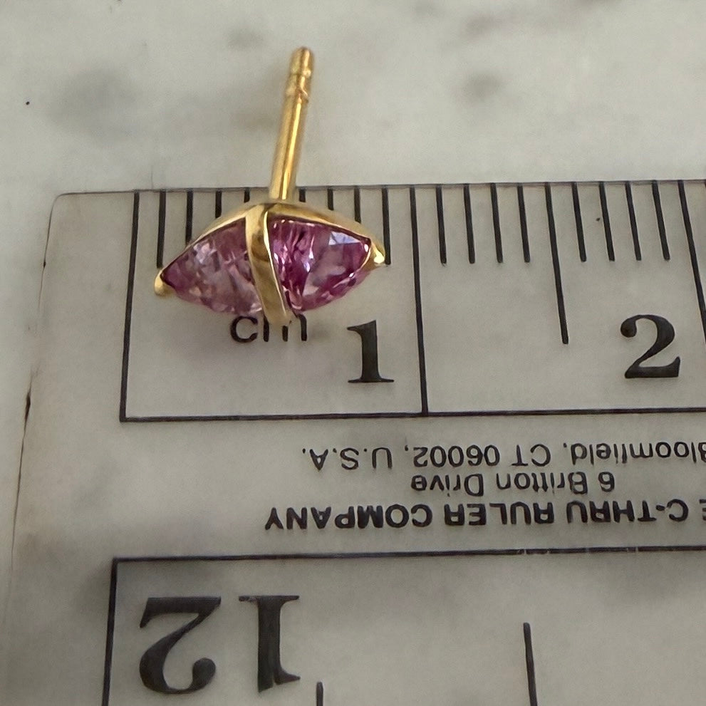 Emily P. Wheeler Tilly Studs in Pink Sapphire